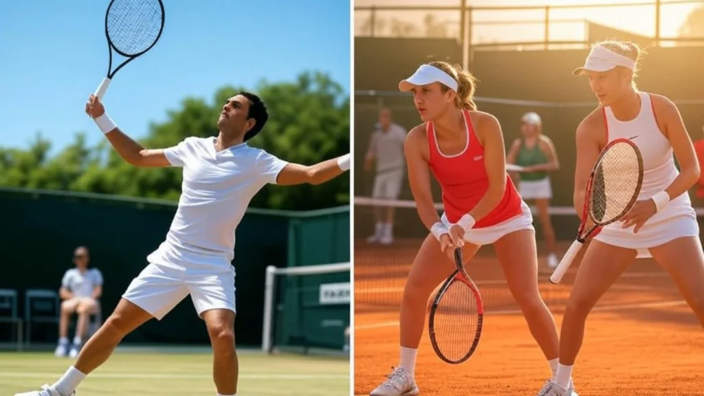 Perbandingan Tenis Tunggal dan Ganda: Format yang Menarik dengan Karakteristik Berbeda