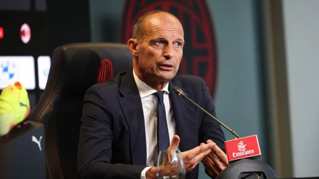 Massimiliano Allegri Kembali Memimpin AC Milan dengan Ambisi Ke Liga Champions